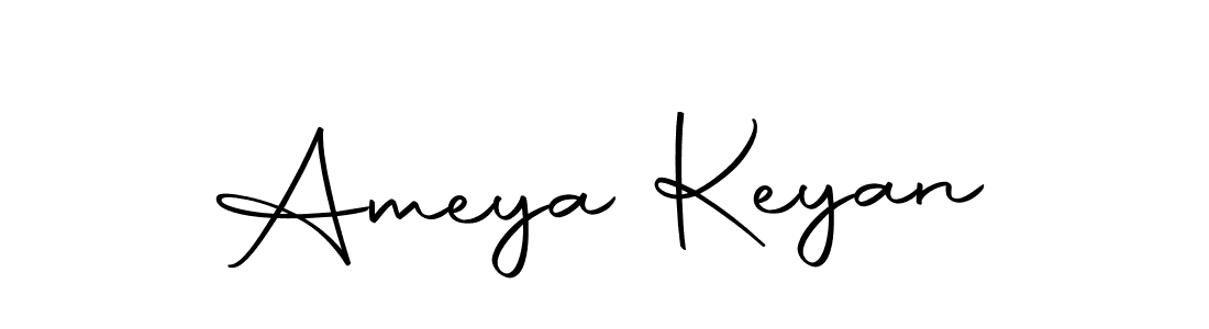 Design your own signature with our free online signature maker. With this signature software, you can create a handwritten (Autography-DOLnW) signature for name Ameya Keyan. Ameya Keyan signature style 10 images and pictures png