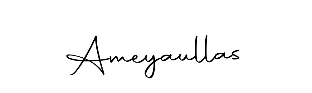 How to make Ameyaullas signature? Autography-DOLnW is a professional autograph style. Create handwritten signature for Ameyaullas name. Ameyaullas signature style 10 images and pictures png