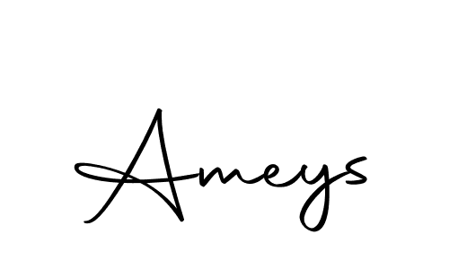 Use a signature maker to create a handwritten signature online. With this signature software, you can design (Autography-DOLnW) your own signature for name Ameys. Ameys signature style 10 images and pictures png