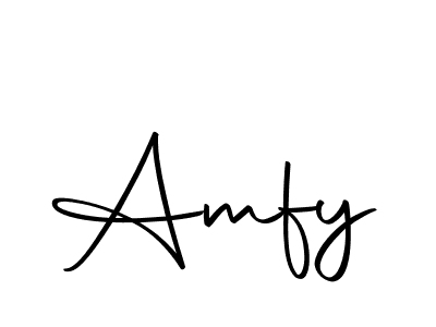 How to make Amfy name signature. Use Autography-DOLnW style for creating short signs online. This is the latest handwritten sign. Amfy signature style 10 images and pictures png