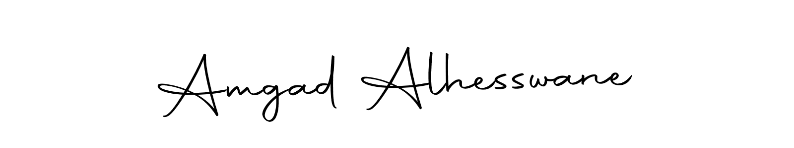 You should practise on your own different ways (Autography-DOLnW) to write your name (Amgad Alhesswane) in signature. don't let someone else do it for you. Amgad Alhesswane signature style 10 images and pictures png