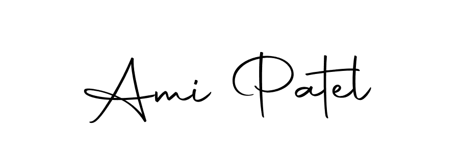 Design your own signature with our free online signature maker. With this signature software, you can create a handwritten (Autography-DOLnW) signature for name Ami Patel. Ami Patel signature style 10 images and pictures png