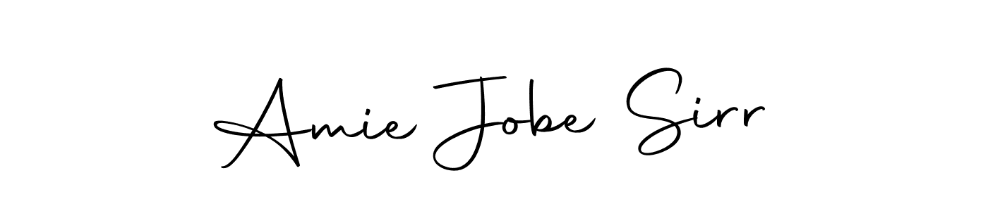 Also we have Amie Jobe Sirr name is the best signature style. Create professional handwritten signature collection using Autography-DOLnW autograph style. Amie Jobe Sirr signature style 10 images and pictures png