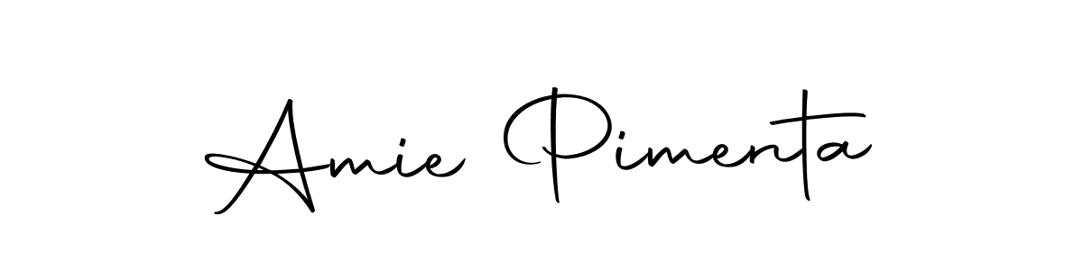 Make a beautiful signature design for name Amie Pimenta. Use this online signature maker to create a handwritten signature for free. Amie Pimenta signature style 10 images and pictures png