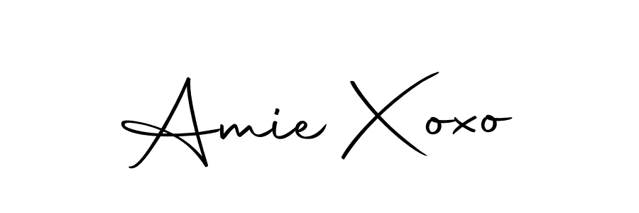 Use a signature maker to create a handwritten signature online. With this signature software, you can design (Autography-DOLnW) your own signature for name Amie Xoxo. Amie Xoxo signature style 10 images and pictures png