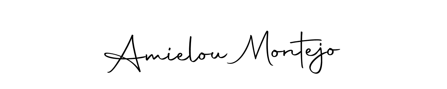 Amielou Montejo stylish signature style. Best Handwritten Sign (Autography-DOLnW) for my name. Handwritten Signature Collection Ideas for my name Amielou Montejo. Amielou Montejo signature style 10 images and pictures png