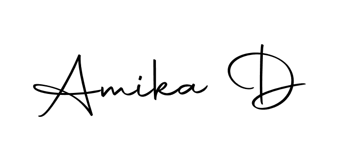 You can use this online signature creator to create a handwritten signature for the name Amika D. This is the best online autograph maker. Amika D signature style 10 images and pictures png