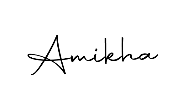 Design your own signature with our free online signature maker. With this signature software, you can create a handwritten (Autography-DOLnW) signature for name Amikha. Amikha signature style 10 images and pictures png