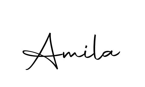 Make a beautiful signature design for name Amila. With this signature (Autography-DOLnW) style, you can create a handwritten signature for free. Amila signature style 10 images and pictures png