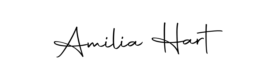 Amilia Hart stylish signature style. Best Handwritten Sign (Autography-DOLnW) for my name. Handwritten Signature Collection Ideas for my name Amilia Hart. Amilia Hart signature style 10 images and pictures png