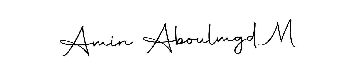 Make a beautiful signature design for name Amin Aboulmgd M. Use this online signature maker to create a handwritten signature for free. Amin Aboulmgd M signature style 10 images and pictures png