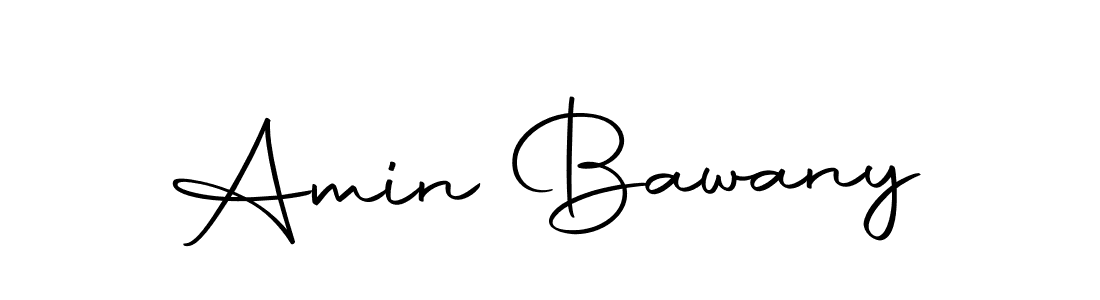 How to make Amin Bawany name signature. Use Autography-DOLnW style for creating short signs online. This is the latest handwritten sign. Amin Bawany signature style 10 images and pictures png