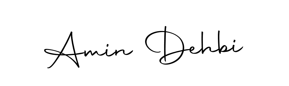 Make a short Amin Dehbi signature style. Manage your documents anywhere anytime using Autography-DOLnW. Create and add eSignatures, submit forms, share and send files easily. Amin Dehbi signature style 10 images and pictures png