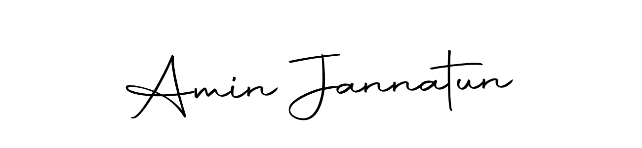 Similarly Autography-DOLnW is the best handwritten signature design. Signature creator online .You can use it as an online autograph creator for name Amin Jannatun. Amin Jannatun signature style 10 images and pictures png