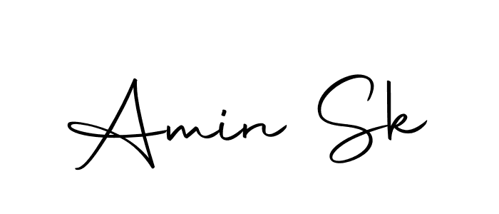 Use a signature maker to create a handwritten signature online. With this signature software, you can design (Autography-DOLnW) your own signature for name Amin Sk. Amin Sk signature style 10 images and pictures png