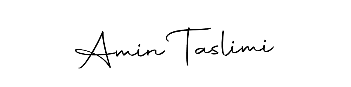 Also we have Amin Taslimi name is the best signature style. Create professional handwritten signature collection using Autography-DOLnW autograph style. Amin Taslimi signature style 10 images and pictures png