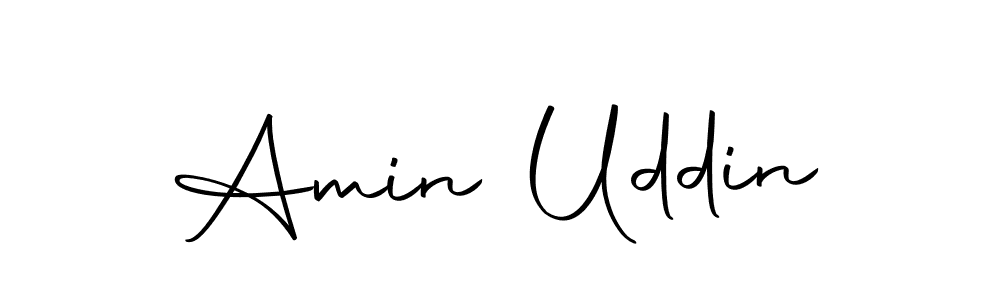 Design your own signature with our free online signature maker. With this signature software, you can create a handwritten (Autography-DOLnW) signature for name Amin Uddin. Amin Uddin signature style 10 images and pictures png