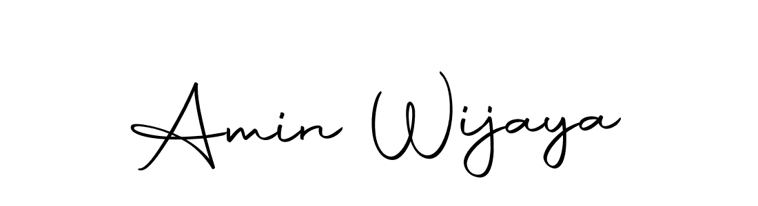Make a short Amin Wijaya signature style. Manage your documents anywhere anytime using Autography-DOLnW. Create and add eSignatures, submit forms, share and send files easily. Amin Wijaya signature style 10 images and pictures png