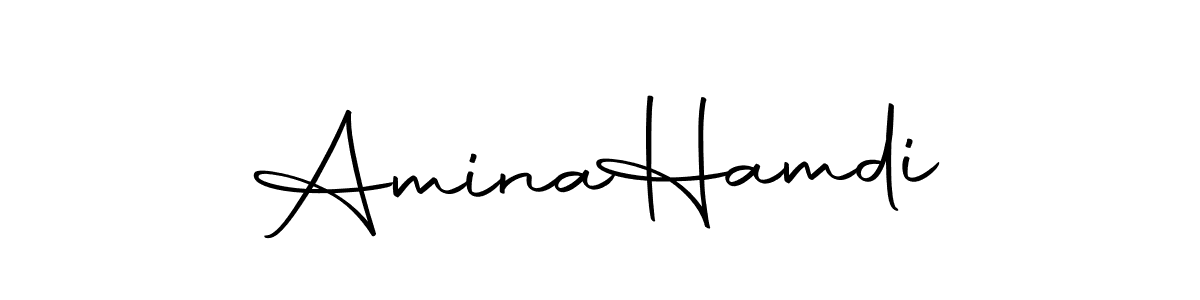 if you are searching for the best signature style for your name Amina  Hamdi. so please give up your signature search. here we have designed multiple signature styles  using Autography-DOLnW. Amina  Hamdi signature style 10 images and pictures png