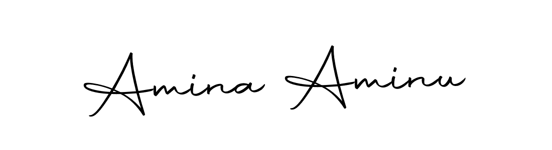 Make a short Amina Aminu signature style. Manage your documents anywhere anytime using Autography-DOLnW. Create and add eSignatures, submit forms, share and send files easily. Amina Aminu signature style 10 images and pictures png