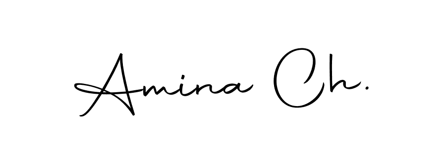 Design your own signature with our free online signature maker. With this signature software, you can create a handwritten (Autography-DOLnW) signature for name Amina Ch.. Amina Ch. signature style 10 images and pictures png