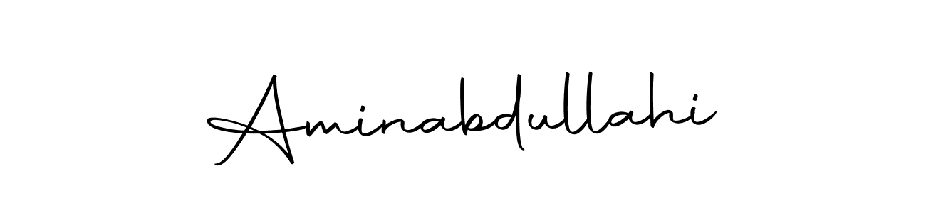 if you are searching for the best signature style for your name Aminabdullahi. so please give up your signature search. here we have designed multiple signature styles  using Autography-DOLnW. Aminabdullahi signature style 10 images and pictures png