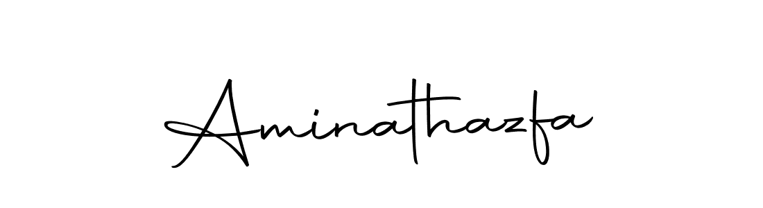 The best way (Autography-DOLnW) to make a short signature is to pick only two or three words in your name. The name Aminathazfa include a total of six letters. For converting this name. Aminathazfa signature style 10 images and pictures png