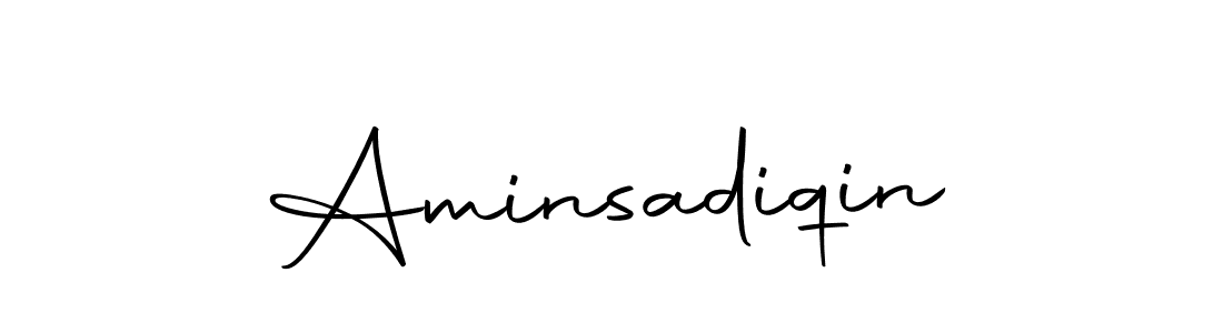 You can use this online signature creator to create a handwritten signature for the name Aminsadiqin. This is the best online autograph maker. Aminsadiqin signature style 10 images and pictures png