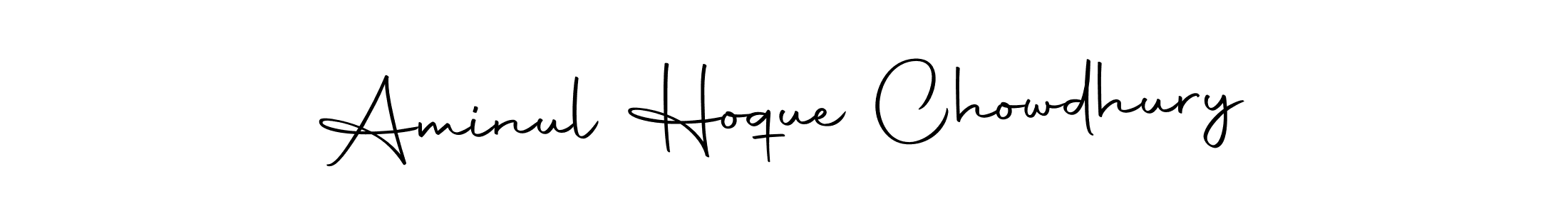 How to make Aminul Hoque Chowdhury name signature. Use Autography-DOLnW style for creating short signs online. This is the latest handwritten sign. Aminul Hoque Chowdhury signature style 10 images and pictures png