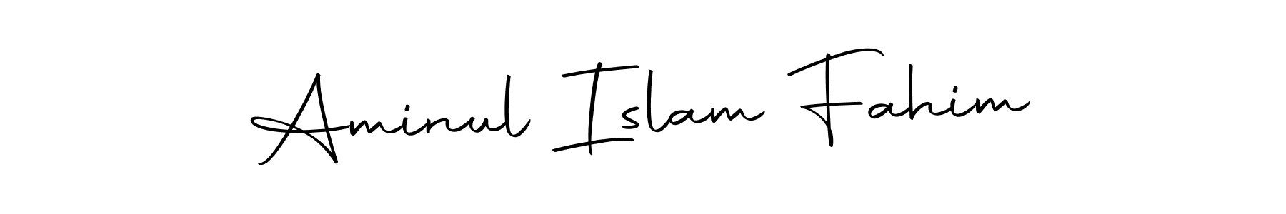 Create a beautiful signature design for name Aminul Islam Fahim. With this signature (Autography-DOLnW) fonts, you can make a handwritten signature for free. Aminul Islam Fahim signature style 10 images and pictures png