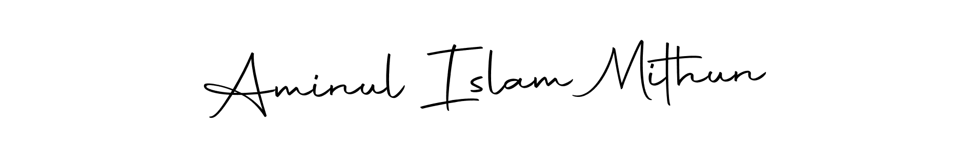 Create a beautiful signature design for name Aminul Islam Mithun. With this signature (Autography-DOLnW) fonts, you can make a handwritten signature for free. Aminul Islam Mithun signature style 10 images and pictures png