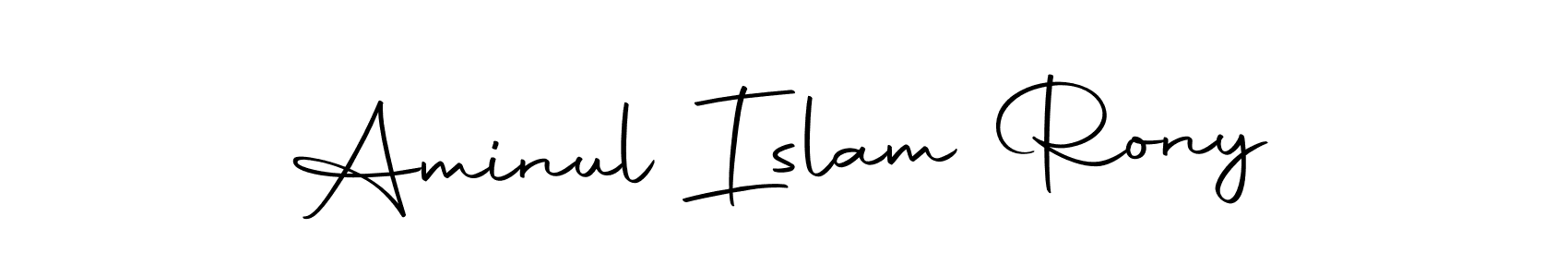 How to make Aminul Islam Rony signature? Autography-DOLnW is a professional autograph style. Create handwritten signature for Aminul Islam Rony name. Aminul Islam Rony signature style 10 images and pictures png