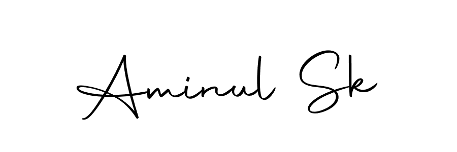 Design your own signature with our free online signature maker. With this signature software, you can create a handwritten (Autography-DOLnW) signature for name Aminul Sk. Aminul Sk signature style 10 images and pictures png