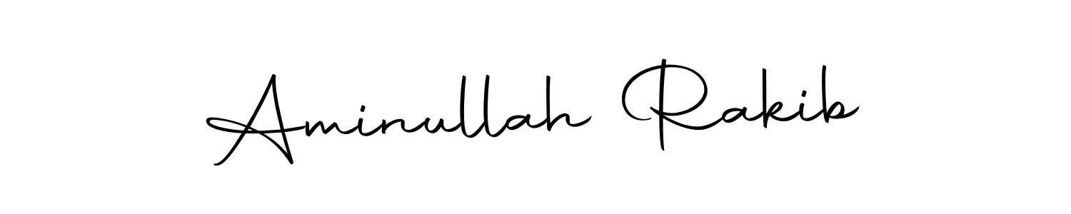 Make a beautiful signature design for name Aminullah Rakib. With this signature (Autography-DOLnW) style, you can create a handwritten signature for free. Aminullah Rakib signature style 10 images and pictures png