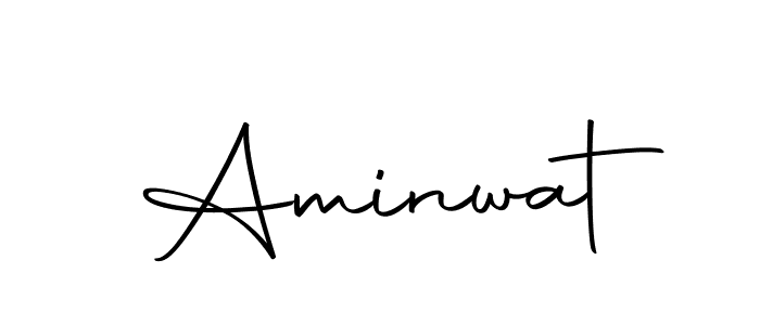 Use a signature maker to create a handwritten signature online. With this signature software, you can design (Autography-DOLnW) your own signature for name Aminwat. Aminwat signature style 10 images and pictures png