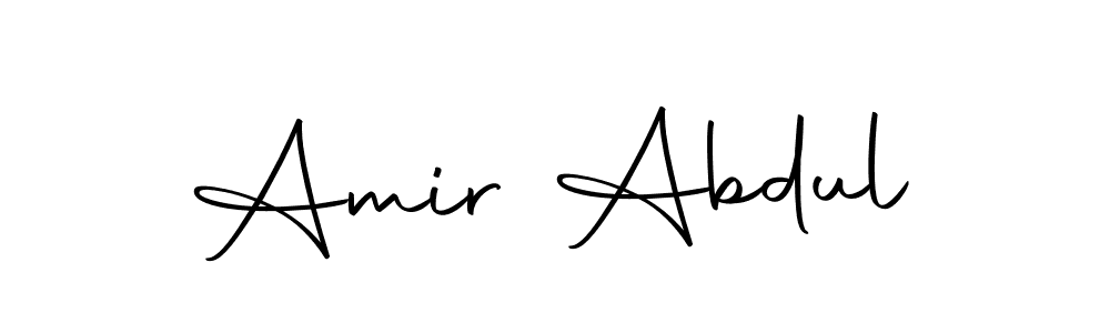 You can use this online signature creator to create a handwritten signature for the name Amir Abdul. This is the best online autograph maker. Amir Abdul signature style 10 images and pictures png