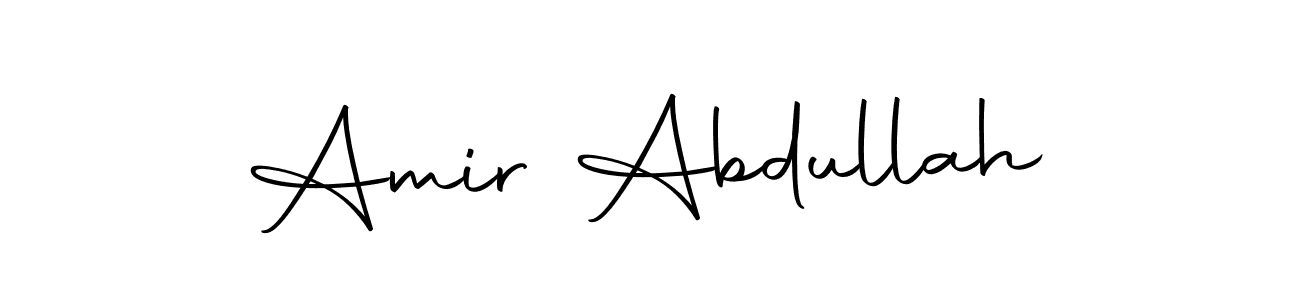 Design your own signature with our free online signature maker. With this signature software, you can create a handwritten (Autography-DOLnW) signature for name Amir Abdullah. Amir Abdullah signature style 10 images and pictures png