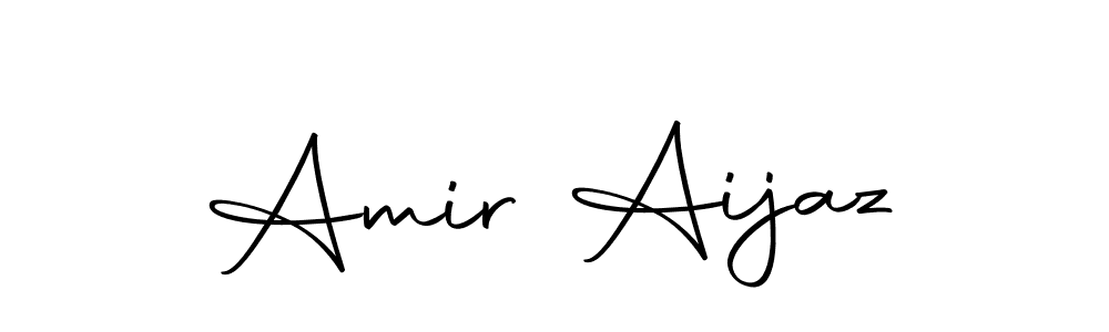 The best way (Autography-DOLnW) to make a short signature is to pick only two or three words in your name. The name Amir Aijaz include a total of six letters. For converting this name. Amir Aijaz signature style 10 images and pictures png