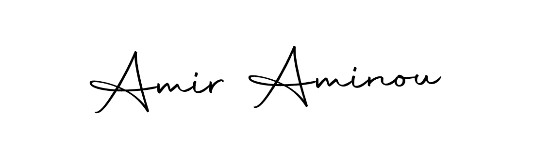 Design your own signature with our free online signature maker. With this signature software, you can create a handwritten (Autography-DOLnW) signature for name Amir Aminou. Amir Aminou signature style 10 images and pictures png