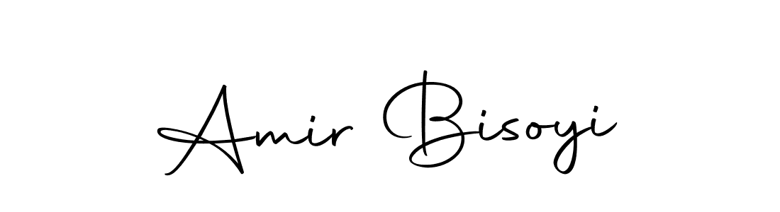 How to make Amir Bisoyi name signature. Use Autography-DOLnW style for creating short signs online. This is the latest handwritten sign. Amir Bisoyi signature style 10 images and pictures png