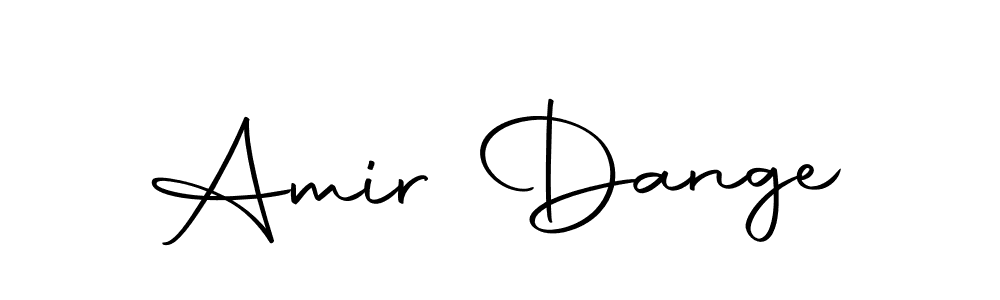 Create a beautiful signature design for name Amir Dange. With this signature (Autography-DOLnW) fonts, you can make a handwritten signature for free. Amir Dange signature style 10 images and pictures png