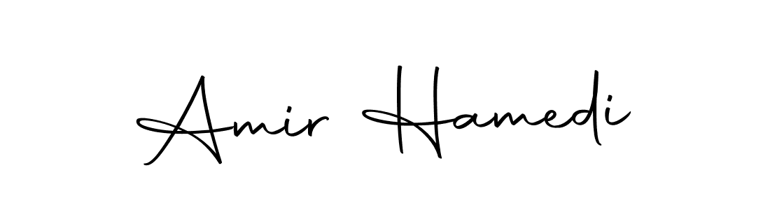 Design your own signature with our free online signature maker. With this signature software, you can create a handwritten (Autography-DOLnW) signature for name Amir Hamedi. Amir Hamedi signature style 10 images and pictures png