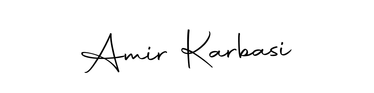 Design your own signature with our free online signature maker. With this signature software, you can create a handwritten (Autography-DOLnW) signature for name Amir Karbasi. Amir Karbasi signature style 10 images and pictures png