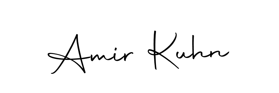 Create a beautiful signature design for name Amir Kuhn. With this signature (Autography-DOLnW) fonts, you can make a handwritten signature for free. Amir Kuhn signature style 10 images and pictures png