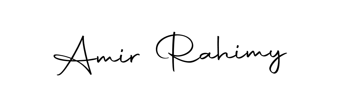 The best way (Autography-DOLnW) to make a short signature is to pick only two or three words in your name. The name Amir Rahimy include a total of six letters. For converting this name. Amir Rahimy signature style 10 images and pictures png