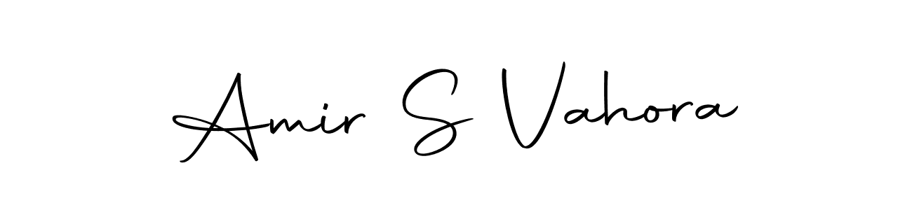 Amir S Vahora stylish signature style. Best Handwritten Sign (Autography-DOLnW) for my name. Handwritten Signature Collection Ideas for my name Amir S Vahora. Amir S Vahora signature style 10 images and pictures png
