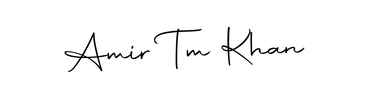 Make a beautiful signature design for name Amir Tm Khan. Use this online signature maker to create a handwritten signature for free. Amir Tm Khan signature style 10 images and pictures png