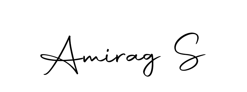 How to make Amirag S signature? Autography-DOLnW is a professional autograph style. Create handwritten signature for Amirag S name. Amirag S signature style 10 images and pictures png