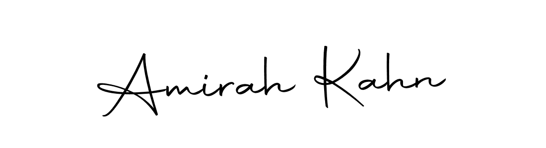 The best way (Autography-DOLnW) to make a short signature is to pick only two or three words in your name. The name Amirah Kahn include a total of six letters. For converting this name. Amirah Kahn signature style 10 images and pictures png