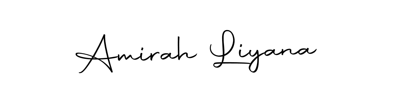 Make a beautiful signature design for name Amirah Liyana. With this signature (Autography-DOLnW) style, you can create a handwritten signature for free. Amirah Liyana signature style 10 images and pictures png